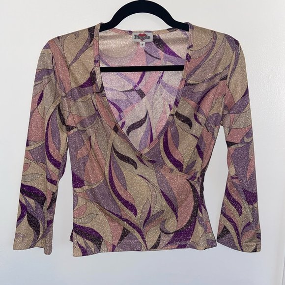 Groovy psychedelic blouse - Picture 2 of 4